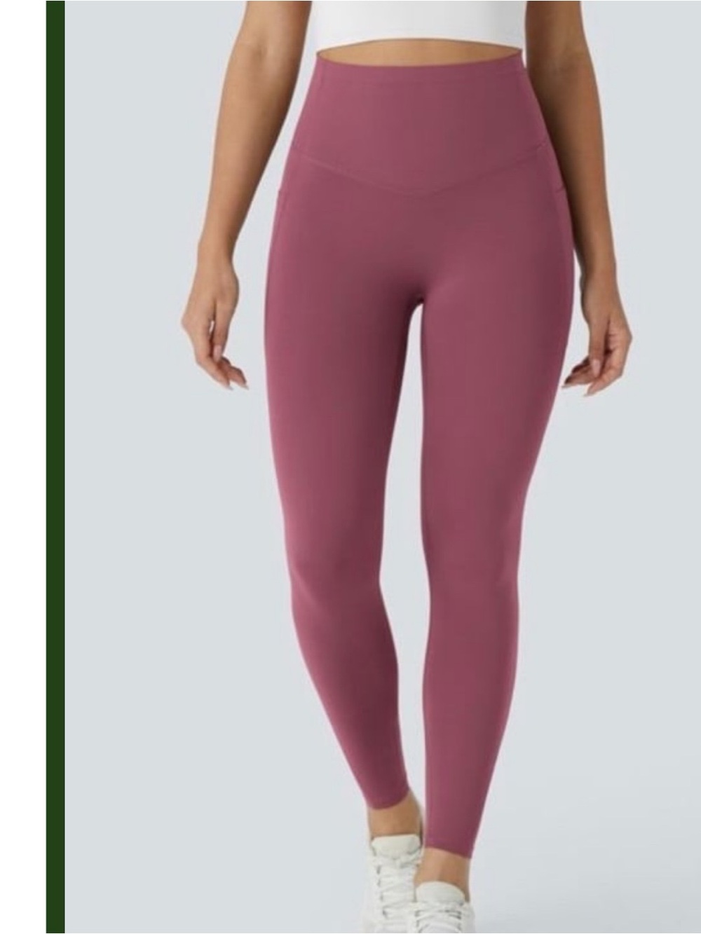 HALARA 🩷High-Waist Leggings - Mauve Rose